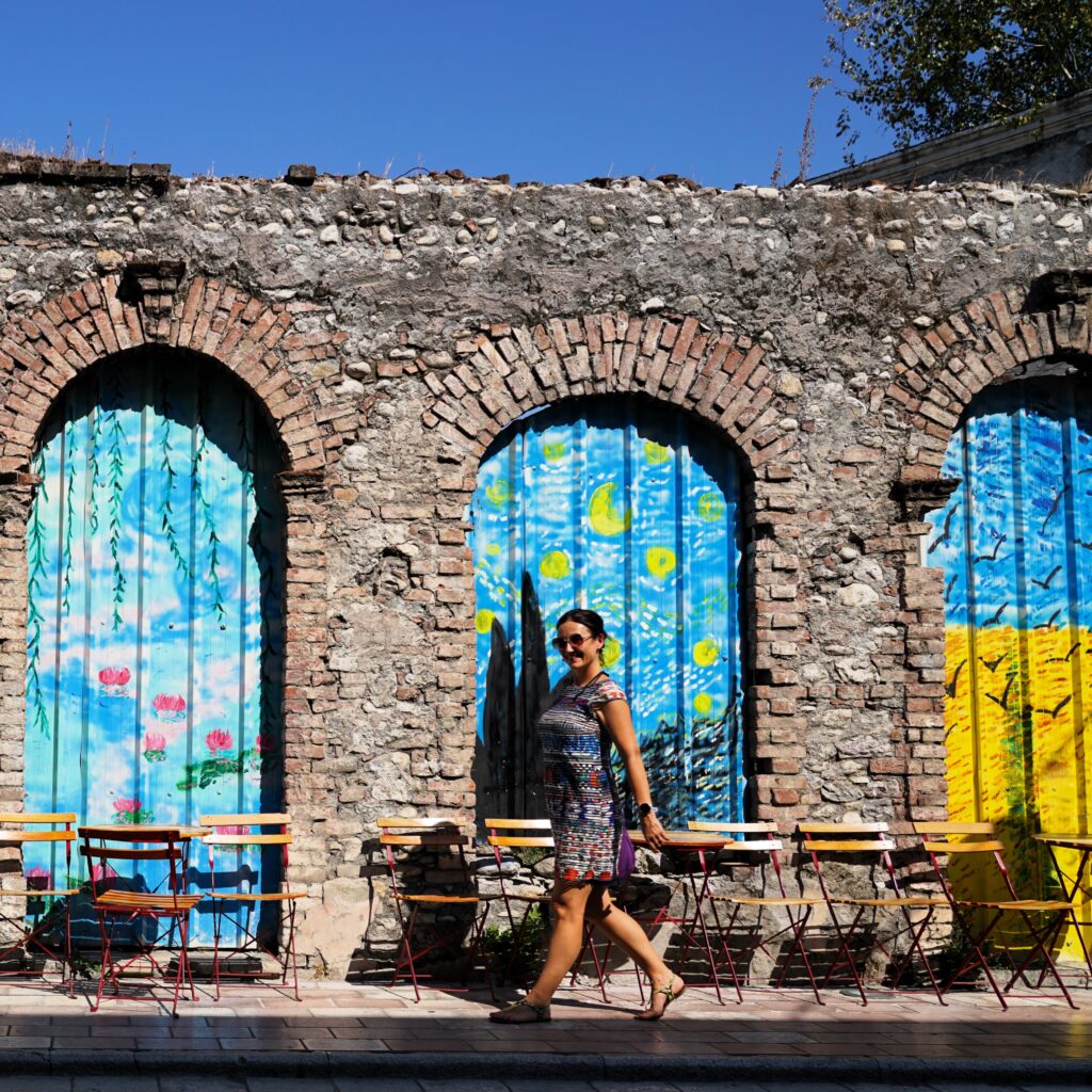 Szkodra, deptak Kole Idromeno