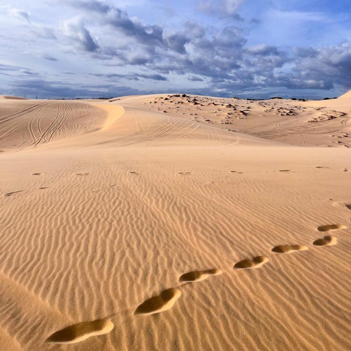 Białe wydmy Mui Ne