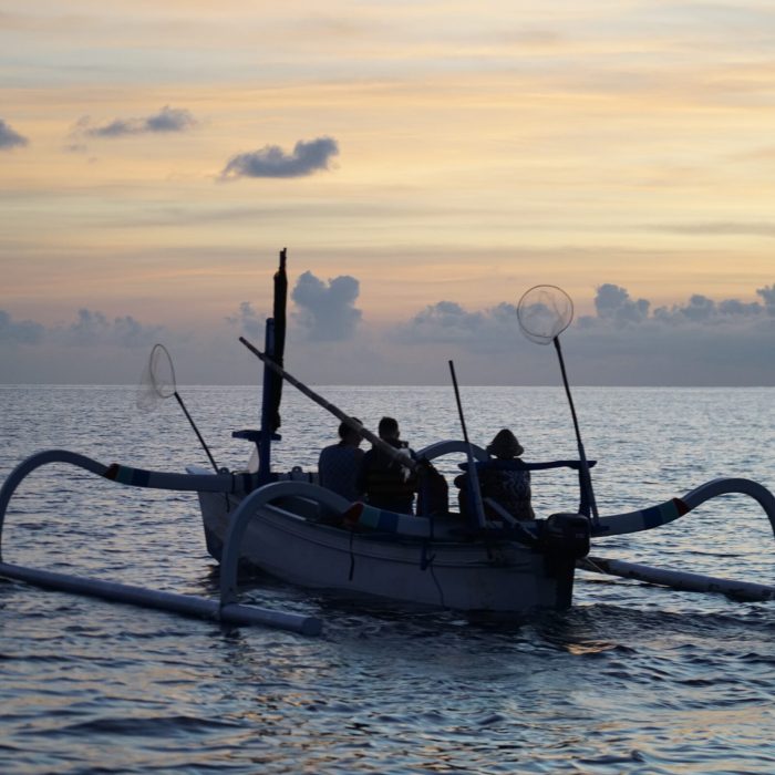 tradycyjna łódź jukung, Tejakula, Bali północne